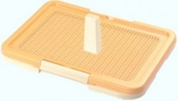 №1 Туалет д/собак со столбиком малый 47х34х4 см, 1*12шт пластик