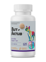 Вит-Актив К-С д/собак старше 7 лет, 120 таб (БАД) (годен до 13.12.25г)