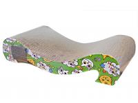 УЮТ Когтеточка д/кошек 47х22х11см М-образная средняя, гофрокартон, с кошачьей мятой 1*18