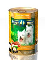 Верные Друзья конс. д/щ Курица - Печень соус 415гр