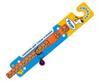 УЮТ ош. оранж/желт/зел/гол тесьма с орнамент.1,0х30 см ,1х12шт/пак 1х720шт/кор, с колокольч, блистер