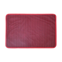 №1 Favorite Коврик-сетка под лоток/миску для животных, двуслойный, тонкий, 40х60см, красный