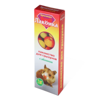 Лакомка - яблоко, палочка для грызунов 2 шт (1*95)