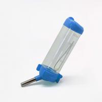 №1 Автопоилка для грызуна, 250мл пластиковая, с креплением, 1*60,голубая