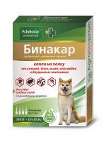 Бинакар для средних пород собак капли на холку от блох и клещей 1мл/4пип (1 пип на 10 кг)