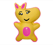 №1 Собачка с пищалкой, латекс, 6,0 см, Игрушка для собак 1*360шт