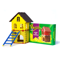 Домик для грызунов 03 (кор) 2-этаж 130*135*215мм