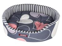 Лежак Премиум (хлопок) 55*43*16 см сердца КСОДИ (XODY)