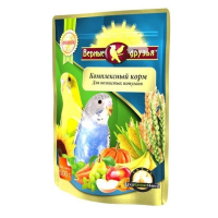 Верные Друзья корм для волнистых попугаев в перид линьки500гр.