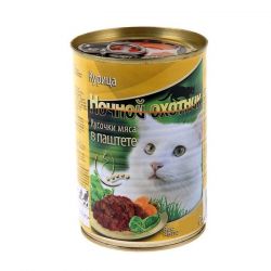 Ночной Охотник конс. для кошек Курица паштет 415гр.