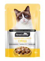 Ночной Охотник конс. д/к Курица в желе дой-пак 100гр.1*24