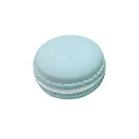 №1 Макарун голубой, латекс, с пищалкой, 6см, игрушка для собак, 1х288шт