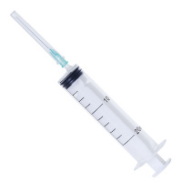 Шприц 20мл 36шт в упак, с иглой 0,8*38мм (21G)