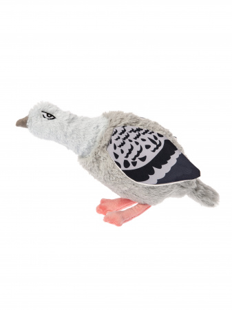 Pet-it мягкий Голубь с пищалкой, 10x35,5 см игрушка для собак, серия Bird 