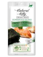 Лакомство Pettric Natural Kitty крем-суп для кошек Курица и морские водоросли. 4шт*12г.