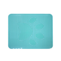 №1 Favorite Коврик под лоток/миску для животных,51,5х42,5см,пластиковый,зеленый, 1*20шт