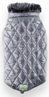 №1 Favorite Куртка утепленная, на меховой подкладе, серая, 51см, XL