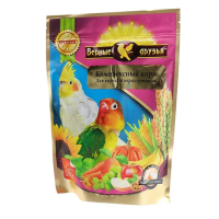 Верные Друзья корм для карелл и неразлучников овощи и фрукты 500гр.
