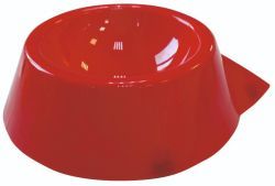 №1 Favorite Миска пластиковая фигурная, 15,5х5,5см,180 мл, красная