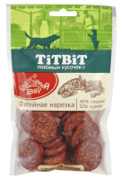 Нарезка Филейная лакомство для собак 80 гр Колбасный двор*14 ТитБит 