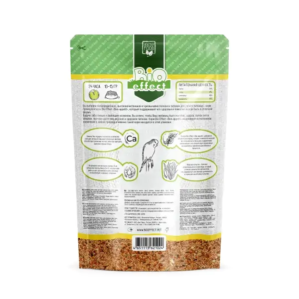 Био Эффект BON APPETIT Premium 700г п/п д/волнистых попугаев полнорационный*12
