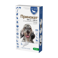 Принокат раствор для собак весом 25-40 кг для наружного применения (капли на холку)