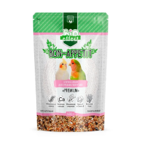 Био Эффект BON APPETIT Premium 650г д/средних попугаев в период линьки полнорационный*12 