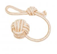 №1 Грейфер джутовый с веревочным мячом и ручкой, 38 см, 1*120шт