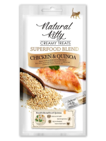 Лакомство Pettric Natural Kitty крем-суп для кошек Курица и киноа. 4шт*12г.