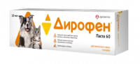 Дирофен паста 60 для взрослых собак и кошек, 10 мл