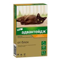 Адвантейдж 40 для кошек по 1 пипетке