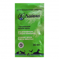 Лайна ПАКЕТ 0,03л для животных ПИХТА (вет.дез. средство), упак 20саше