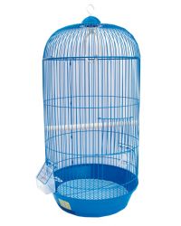 №1 Клетка для птиц, 33*67, круглая, высокая, укомплектованная, 1*10