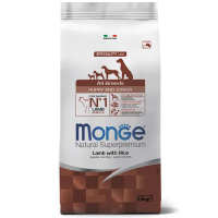 Monge Dog Speciality Line Puppy&Junior сух д/щенков всех пор Ягненок с рисом и картофелем 2,5кг