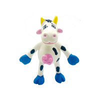 №1 Бурёнка, латекс, с пищалкой, 9см, игрушка для собак, 1х288шт