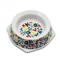 №1 Миска меламиновая "Алфавит", d=16см, 300мл, 1*12 (кор.72 шт)