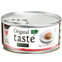 PETTRIC Original Taste ТУНЕЦ С ЛОСОСЕМ В СОУСЕ- Хлопья из Филе Тунца с Диким Лососем 70 г