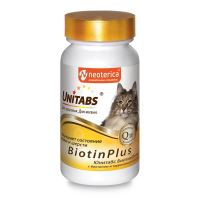 Юнитабс BiotinPlus c Q10 для кошек, 120таб