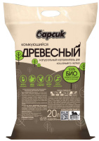 Наполнитель БАРСИК "Древесный" комкующийся 20 л