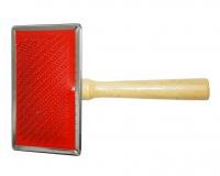 №1 Щетка большая д/животных с метал. зубьями , 18х12 см, Блистер, 1*60