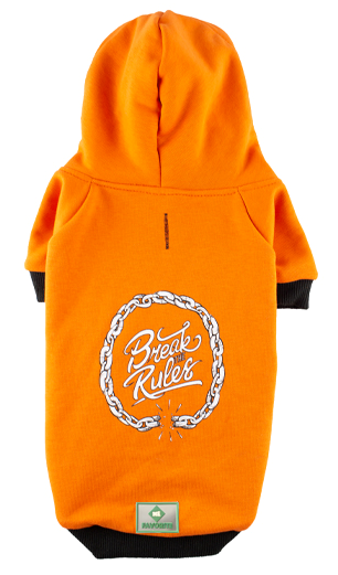 №1 Favorite Толстовка с капюшоном, оранжевая, 48см, XL