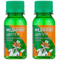 МЕДИЛИС-ципер 50мл (д/борьбы с клещами, комаров, блохами, мухами, осами, шершнями, муравья)