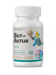 Вит-Актив К-М д/котят, 120 таб. (БАКВ)