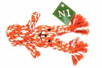 №1 Грейфер в форме зайца, крас.бел., 23 см, 1*72 шт