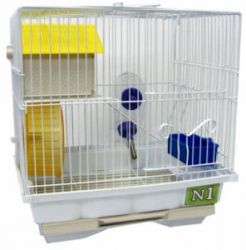 №1 Клетка для хомяка, 30*23*31, 2 этажная, укомплектованная.1*6шт