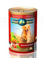 Верные Друзья конс. д/с Мясное ассорти кусочки в соусе Ж/Б 850 гр