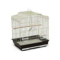 №1 Клетка для птиц, 47*36*50,6, фигурная, укомплектованная, коричневая, 1*4