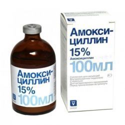 Амоксициллин 15%, 100мл, антибактериальный препарат (Инвеса) РЕЦЕПТ