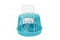 №1 Переноска для мелких грызунов Бирюзовая, лесенка, миска в комплекте, 5шт*1уп.