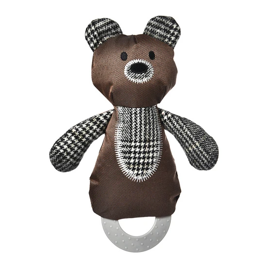 Pet-it мягкий Мишка с пищалкой, 19,5x27,5 см игрушка для собак, серия Oxford